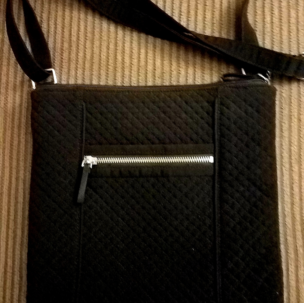 Vera Bradley Black Quilted Hipster